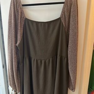 Sparkle sleeve dress